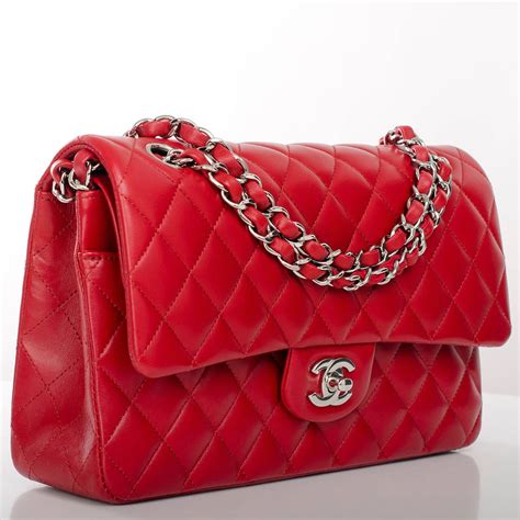 red chanel flap bag - red chanel bag small.